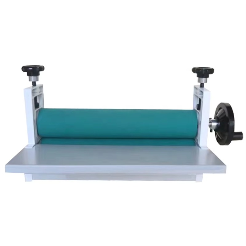 Laminator Cold Roll - ハンドコールドラミネーター アルミ鋳造シリコンロール 手動ラミネート機 PVC写真ポスターフィルムカバー保護用