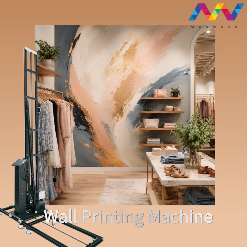 Commercial Wall Printing Machine - ポータブル壁面プリンター 5 2880DPI UVプリンター 垂直壁面壁画印刷機 家庭装飾および商業用
