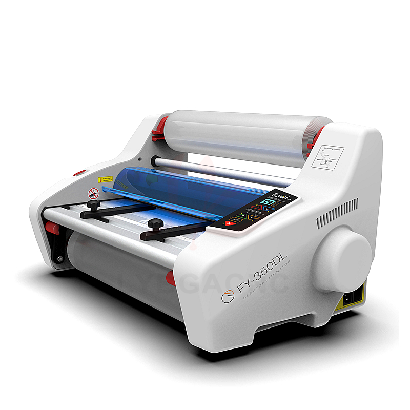Laminator Cold Roll - デスクトップA3 A4用紙ラミネート機 英語版 4ローラー コールドホットローリングマシン FY-350DL