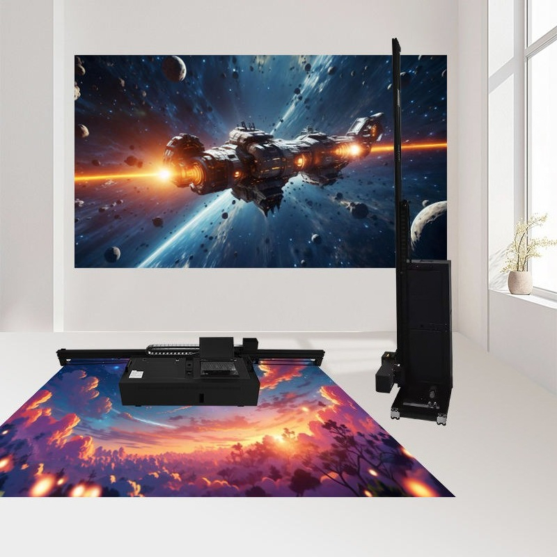 Commercial Wall Printing Machine - 多目的UV壁面印刷機、住宅、商業、文化用途向けの垂直グラフィックプリンター