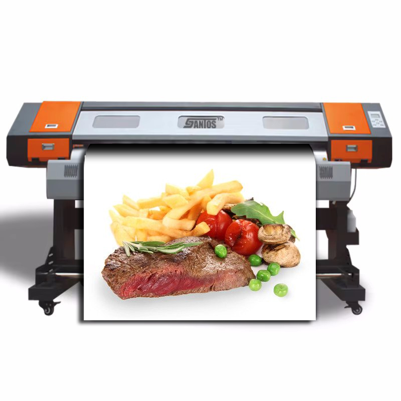 Commercial Printing Machine Price - 1.8mプロッタープリンター、ビニールデジタルフレックスバナー印刷機価格、大型フォーマットXp600 I3200エコソルベントプリンター