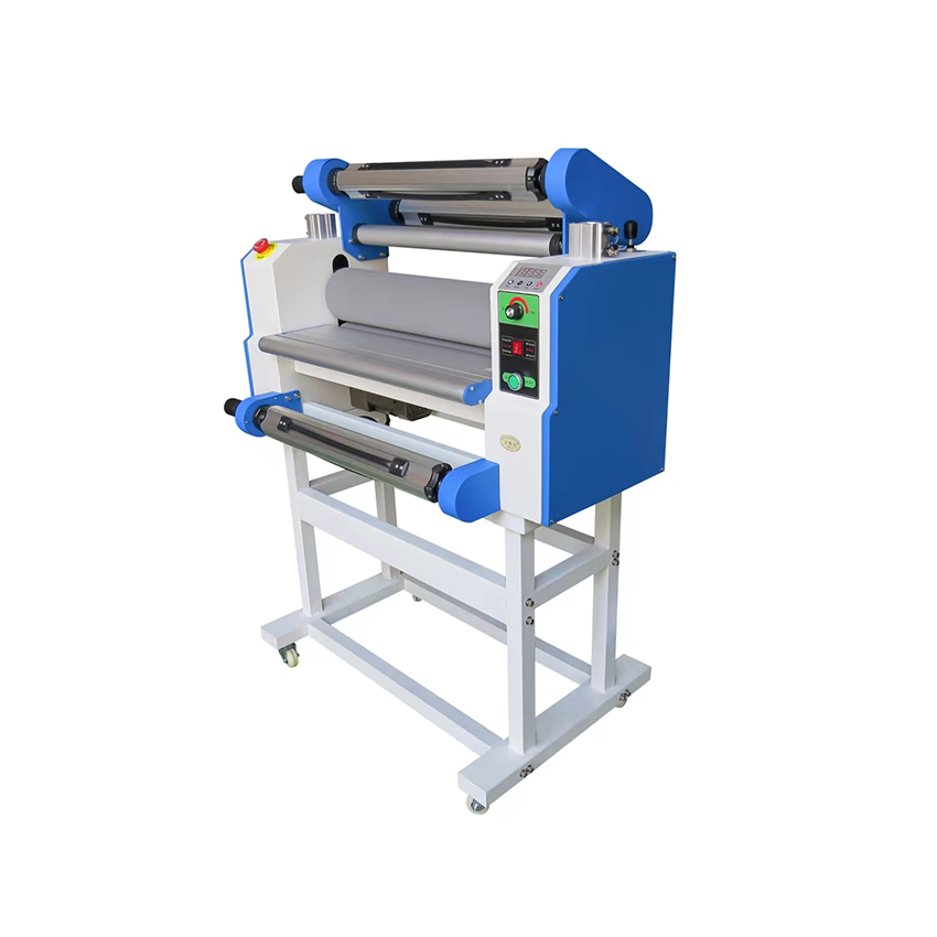 Laminator Cold Roll - 650mm片面・両面対応 ホット＆コールド ロールラミネーター ステッカーラベル ラミネート加工機