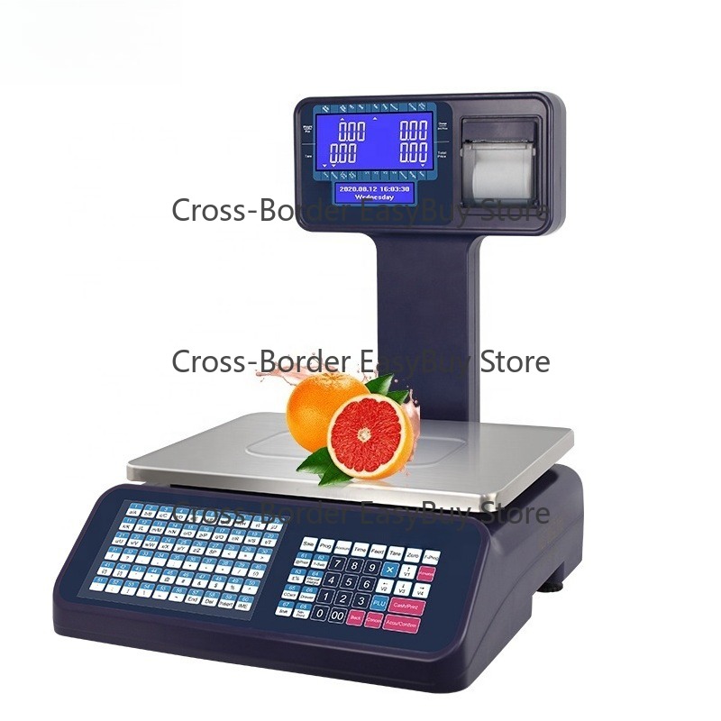 業務用電子キャッシュレジスター、計量機能付きチケット印刷価格 - Commercial Printing Machine Price のレビューと価格