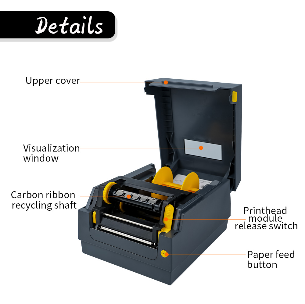 工場価格 300dpi/600dpi 熱転写バーコードラベル - Commercial Printing Machine Price のレビューと価格