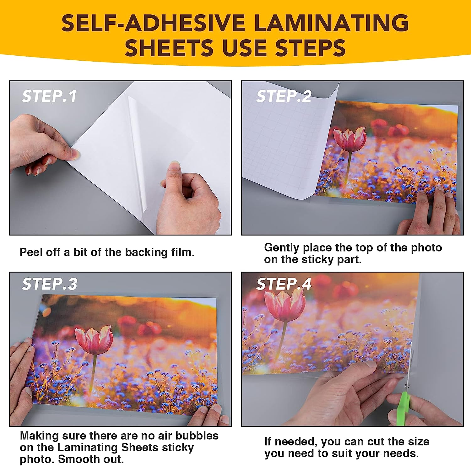 20 枚 - A4 サイズ: 8.3x11.7 インチ クリ - Laminator Cold Roll のレビューと価格