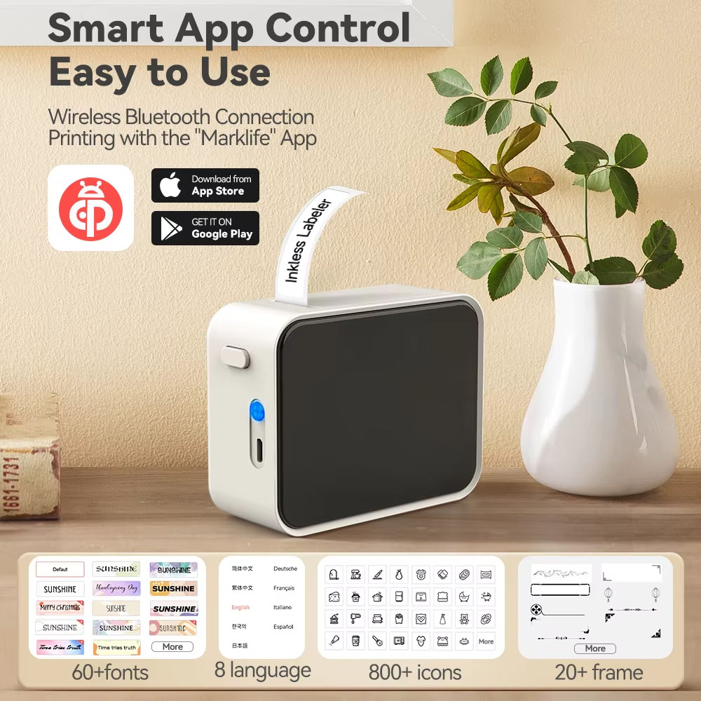 Marklife P15 ポータブルサーマルラベルプリンター - Commercial Printing Machine Price のレビューと価格