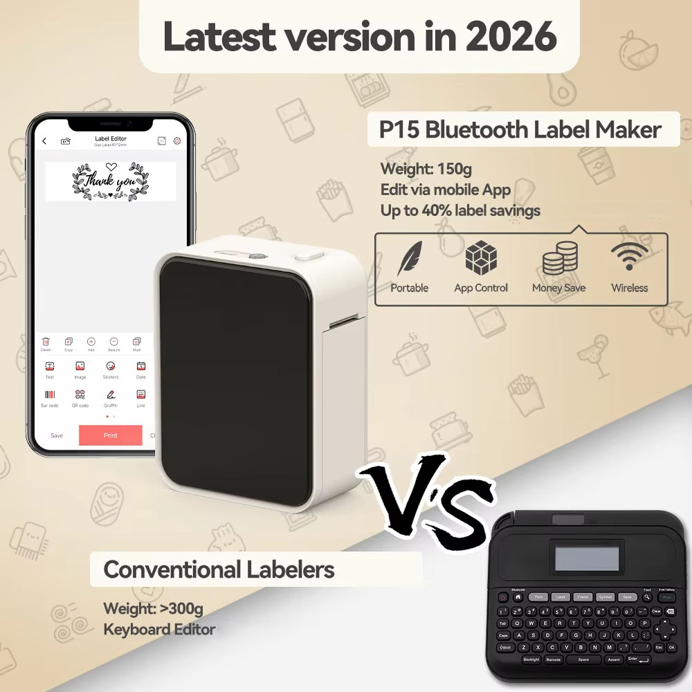 Marklife P15 ポータブルサーマルラベルプリンター - Commercial Printing Machine Price のレビューと価格