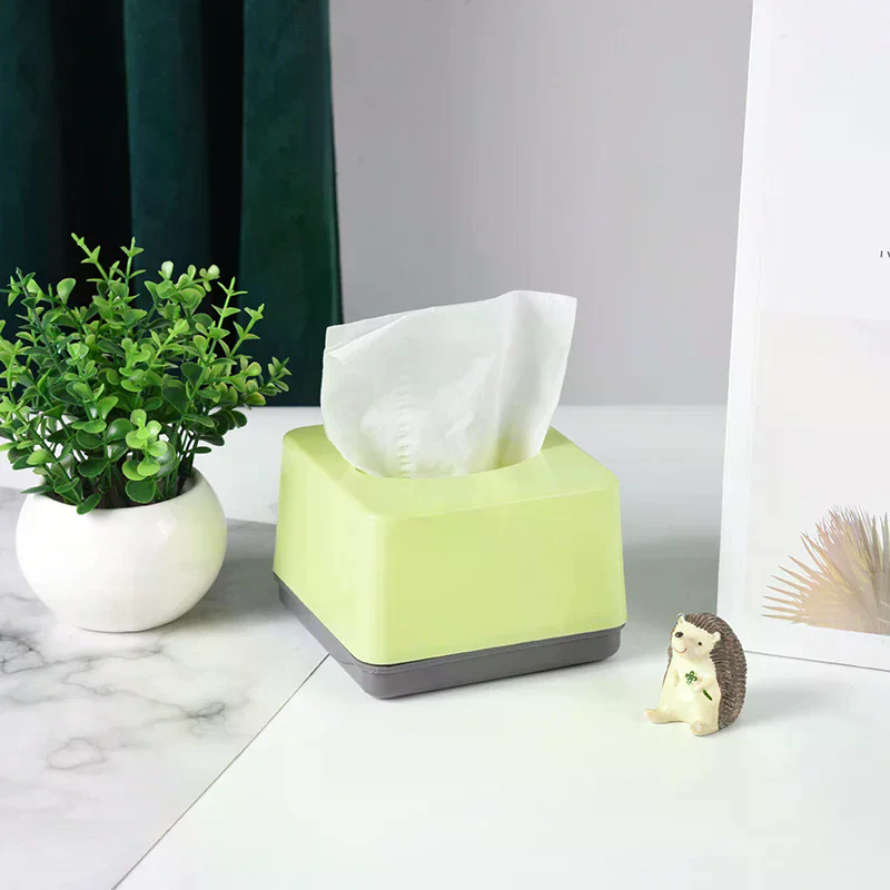 業務用グレードの正方形プラスチックティッシュボックス、家庭、 - Commercial Printing Types のレビューと価格