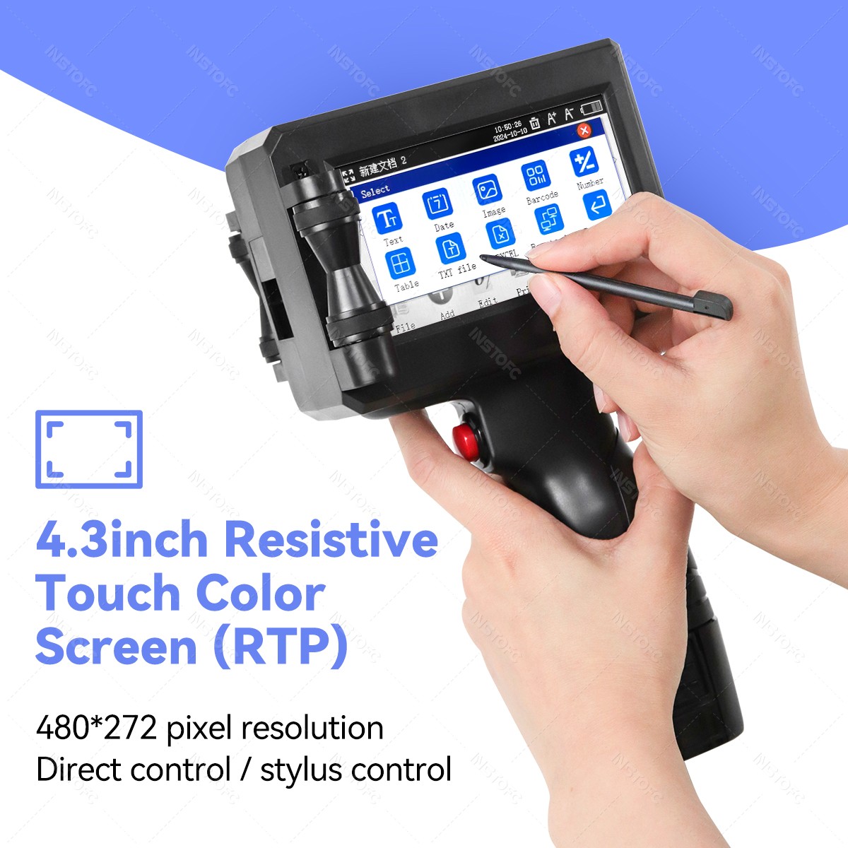 ハンドヘルドインクジェットプリンタポ​​ータブル日付バッチ番 - Commercial Printing Types のレビューと価格