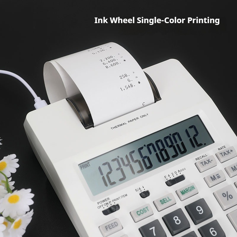 カジーヌオフィス金融モノクロ印刷計算機バンクスーパーレザーバ - Commercial Printing Types のレビューと価格