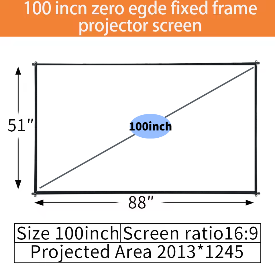 XIAOHUI 100/120インチ ALRプロジェクション - Screen Printing Frame Mesh のレビューと価格