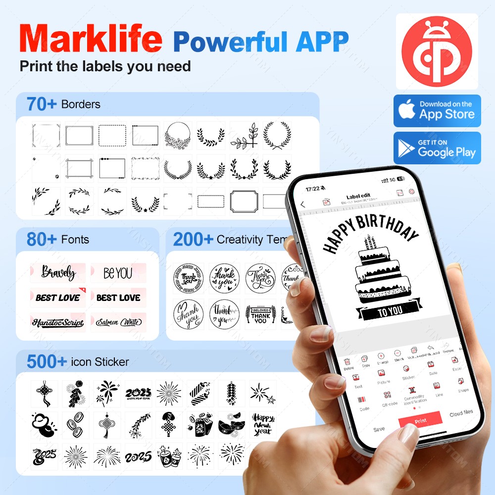P50 Marklife 20-50mm サーマルラベルプリ - Commercial Printing Machine Price のレビューと価格