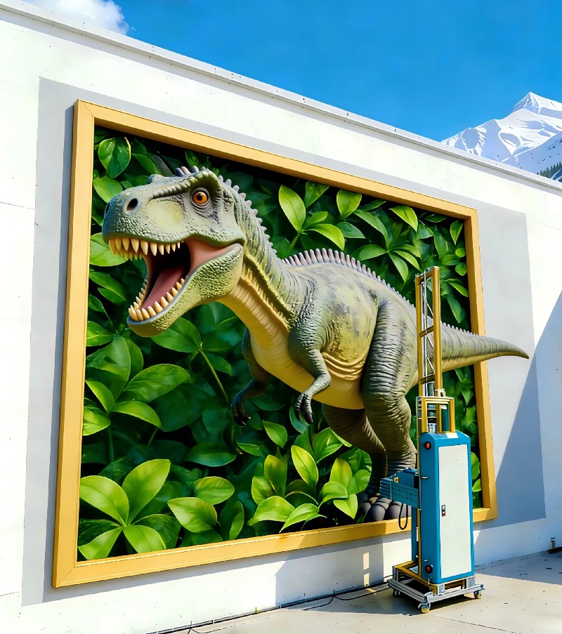カスタマイズされた3D壁面プリンター垂直印刷機 大面積印刷  - Commercial Wall Printing Machine のレビューと価格